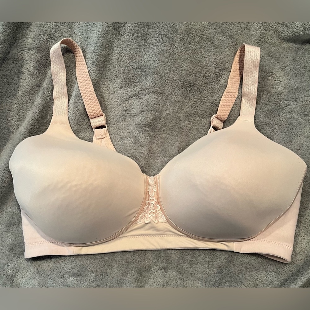 Vanity Fair® Beauty Back Back Smoother Full-Figure Wireless Bra Size 38DD